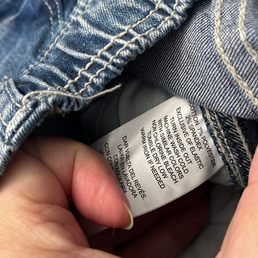 NWT! HAWK boy’s Blue Denim Flex Shorts. 10/12 - Picture 10 of 10